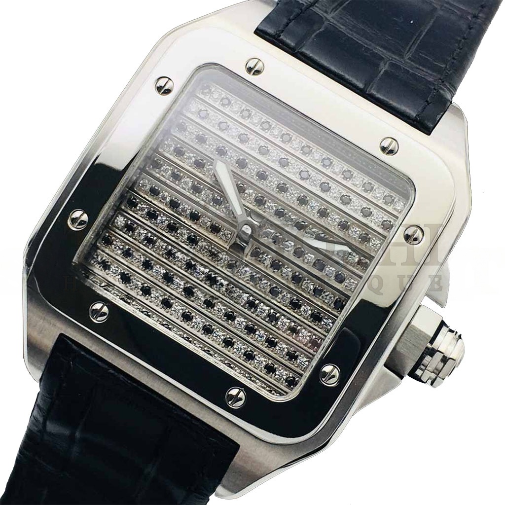 Ca*t1er SANTOS THREE-SIDED 45MM WATCH WM505914 Master Quality