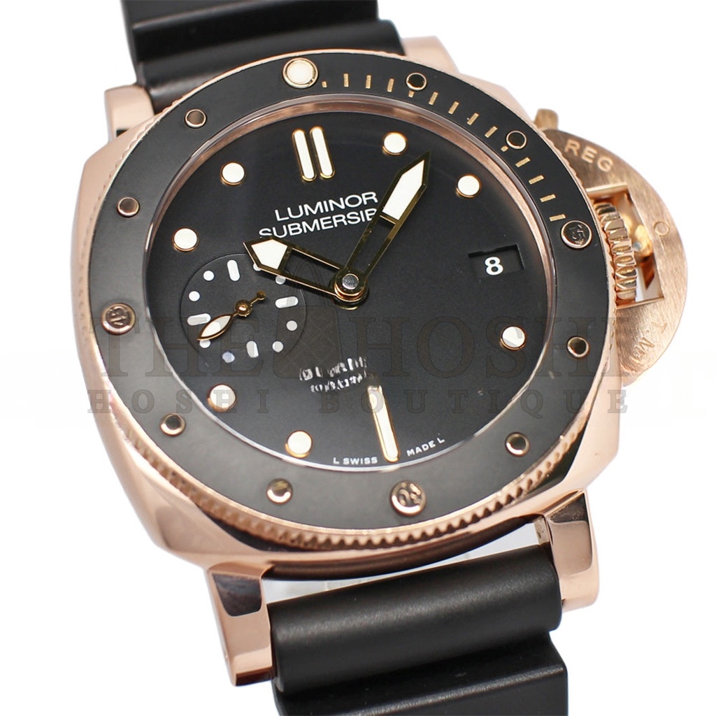 Pa*e*a1 LUMIOIR 19N50 SUBMARABLE 3 DS OLOROSO BLACK AUTOMATIC 42MM WATCH PAM00684 Master Quality