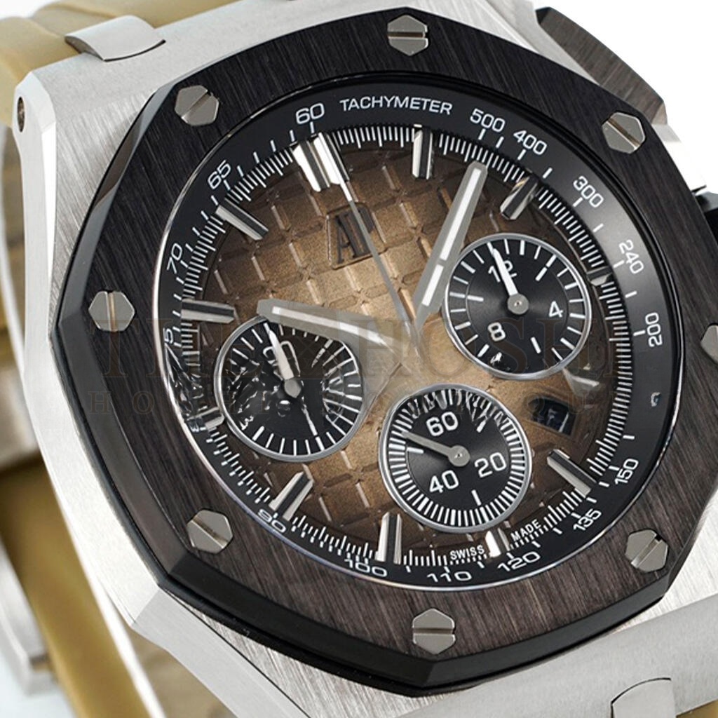 AUDEMARS P1g*et ROYAL OAK OFFSHORE CHRONOGRAPH SMOKED LIGHT BROWN 43MM WATCH 26420SO.OO.A600CA.01 Master Quality
